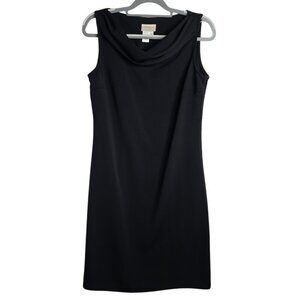 COLDWATER CREEK Y2K Dress BLACK size S Chic Elegant Minimalist Party Sleeveless